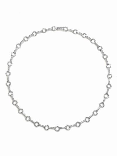 Collana in Oro Bianco e Diamanti