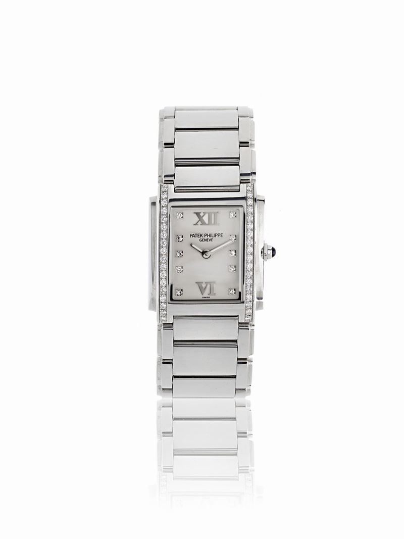 Patek Philippe Twenty-4 in Acciaio e Diamanti