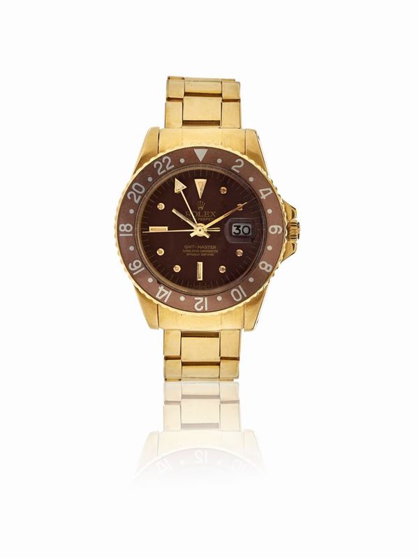 Rolex : Rolex GMT Master Ref.1675 in oro giallo  - Asta Gioielli e Orologi del XX Secolo - Faraone Casa d'Aste