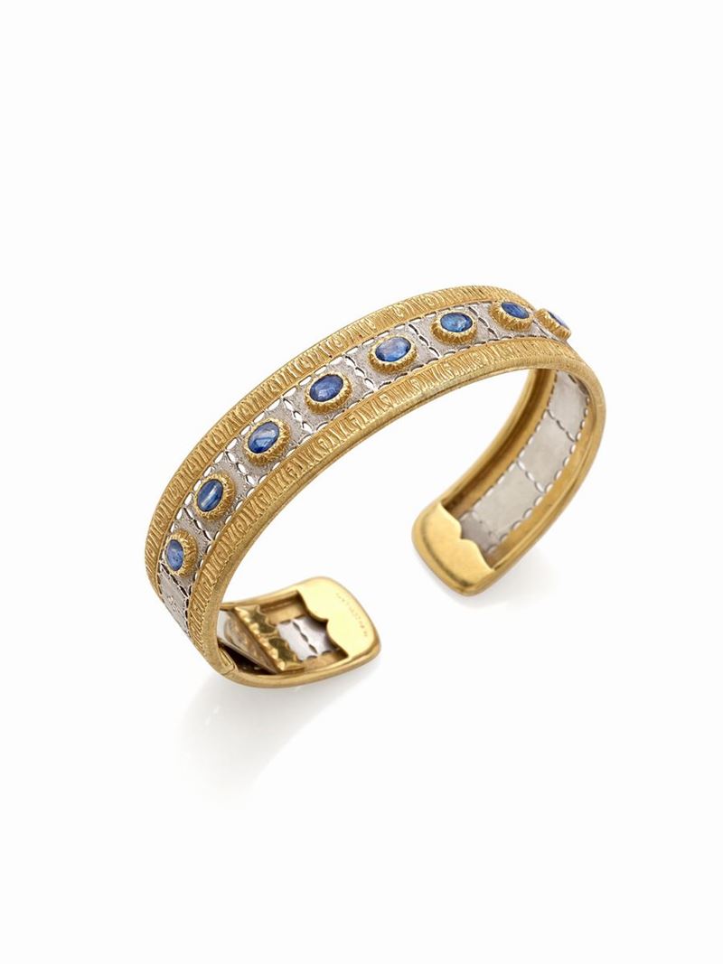 Bracciale con Zaffiri Firmato Mario Buccellati