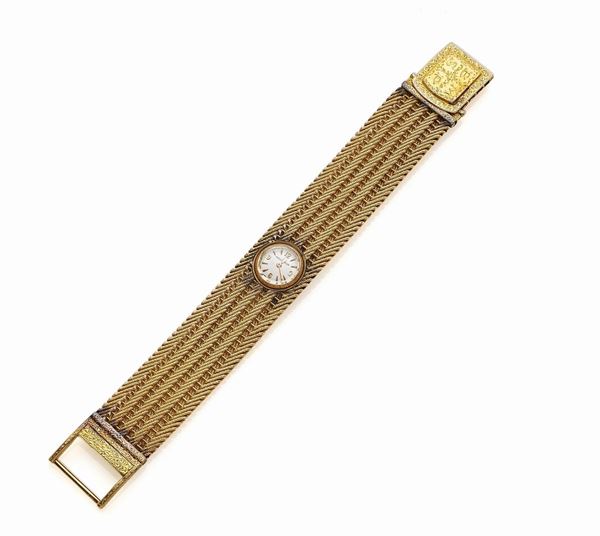Jaeger LeCoultre - Jaeger Le Coultre in oro giallo con bracciale Buccellati
