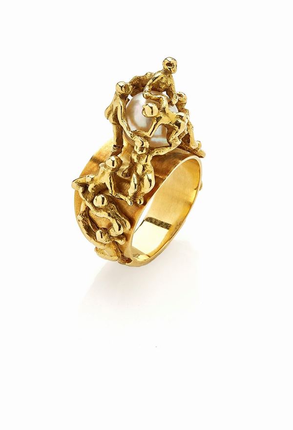Anello in oro giallo