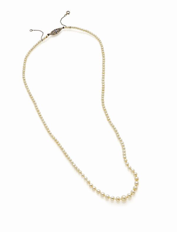 Collana perle naturali 