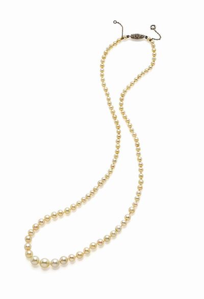 Collana Perle Naturali