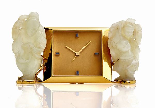 Faraone : Orologio Faraone collezione Giade in oro giallo  - Asta Gioielli e Orologi del XX Secolo - Faraone Casa d'Aste