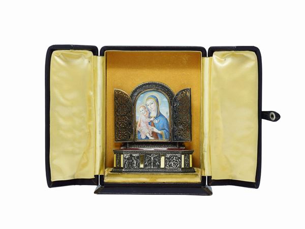 Acquasantiera in argento