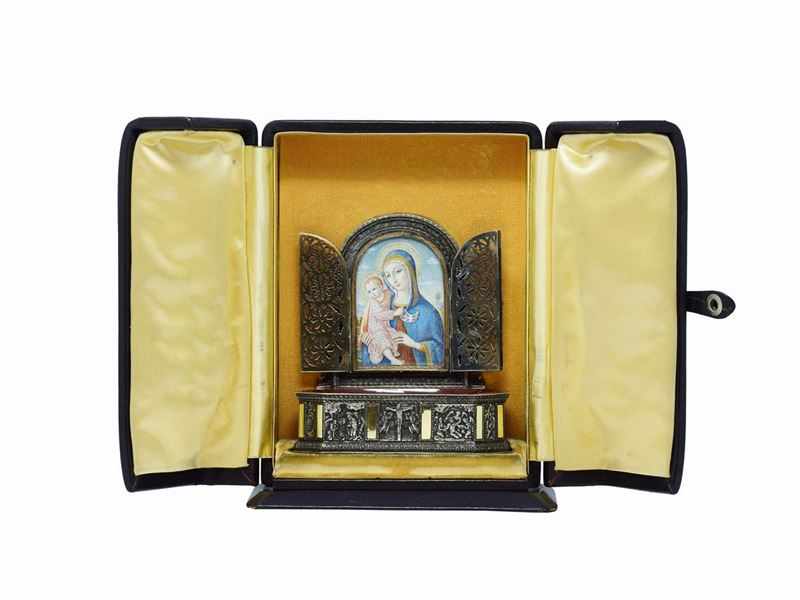Acquasantiera in Argento