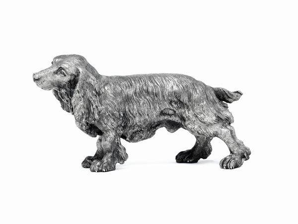 Scultura cane  Mario Buccellati  - Asta Gioielli e Orologi del XX Secolo - Faraone Casa d'Aste