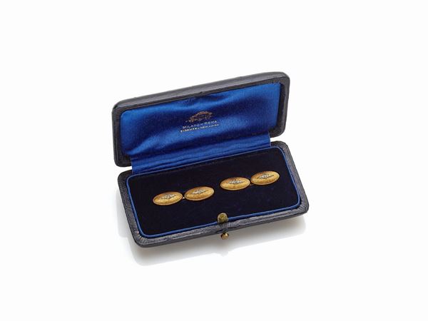 Gemelli Buccellati in oro