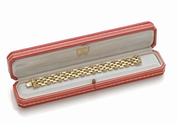 Cartier - Bracciale Cartier  Maillon Panth&#232;re in oro giallo e diamanti