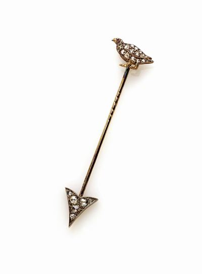 Spilla da Giacca con Diamanti