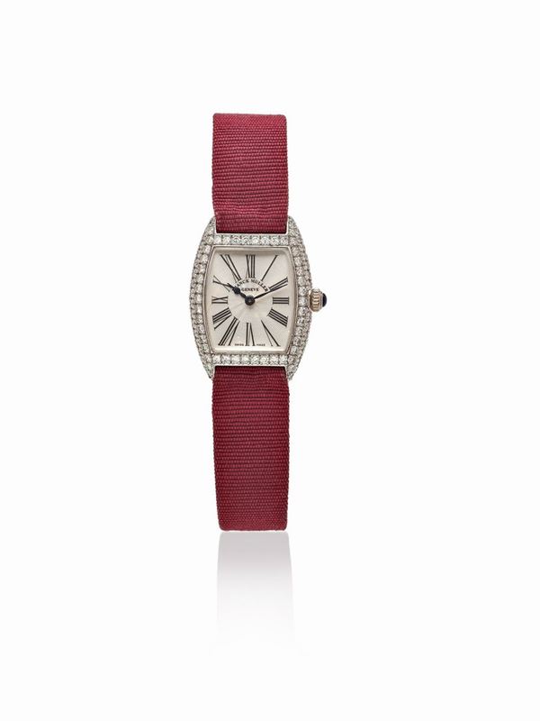 Franck Muller Cintreè curvex in oro e diamanti   - Asta Gioielli e Orologi del XX Secolo - Faraone Casa d'Aste