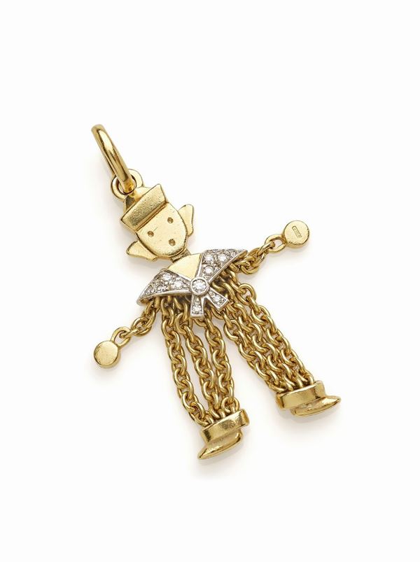 Pomellato : Ciondolo oro Pomellato  - Asta Gioielli e Orologi del XX Secolo - Faraone Casa d'Aste