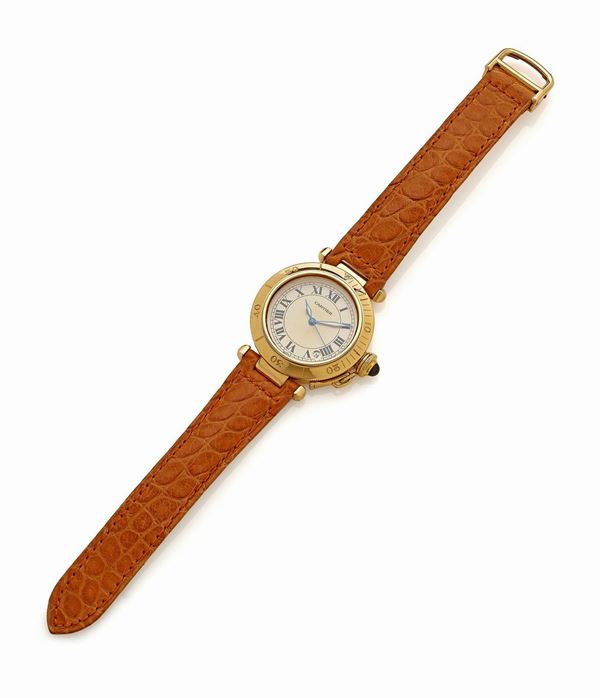 Cartier Pasha in oro giallo