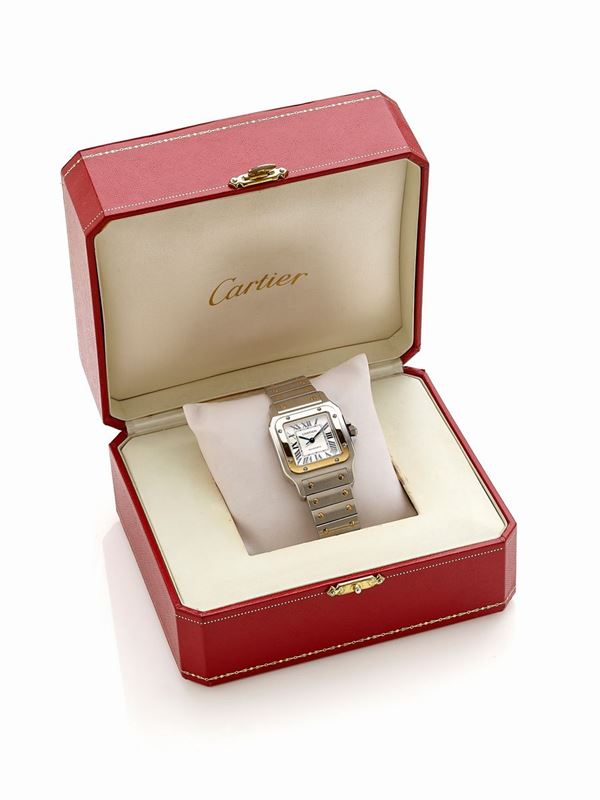 Cartier Santos acciaio e oro
