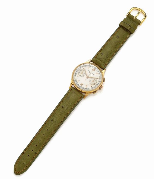 Baume Mercier Chronograph anni '60  in oro rosa