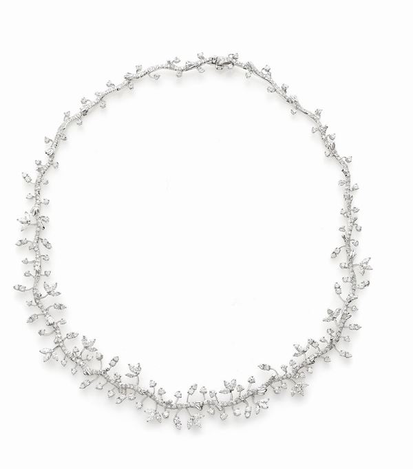 Collana in oro e diamanti