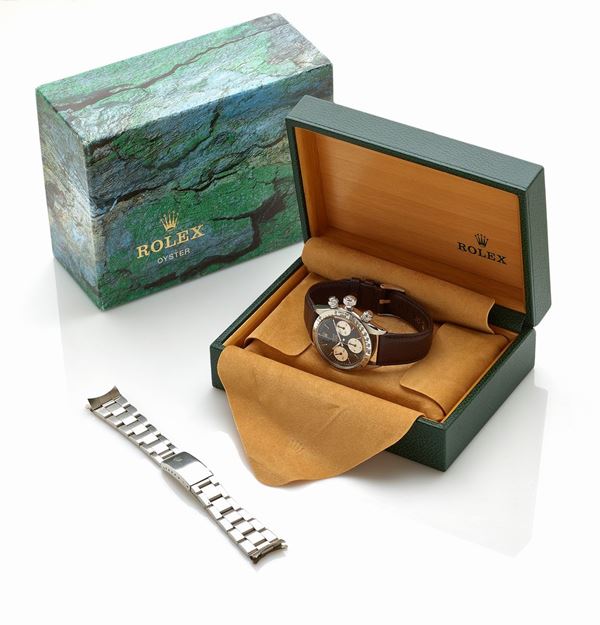 Rolex Daytona Ref. 6265 anni '70 in acciaio  - Auction Gioielli e Orologi del XX Secolo - Faraone Casa d'Aste