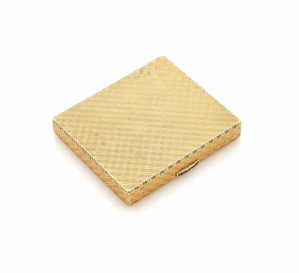 Porta cipria in oro giallo 198.40gr
