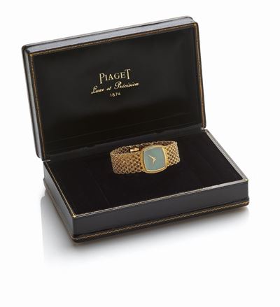 Piaget Lady in Oro Giallo e Malachite