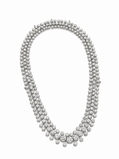 Collana in Platino con Diamanti