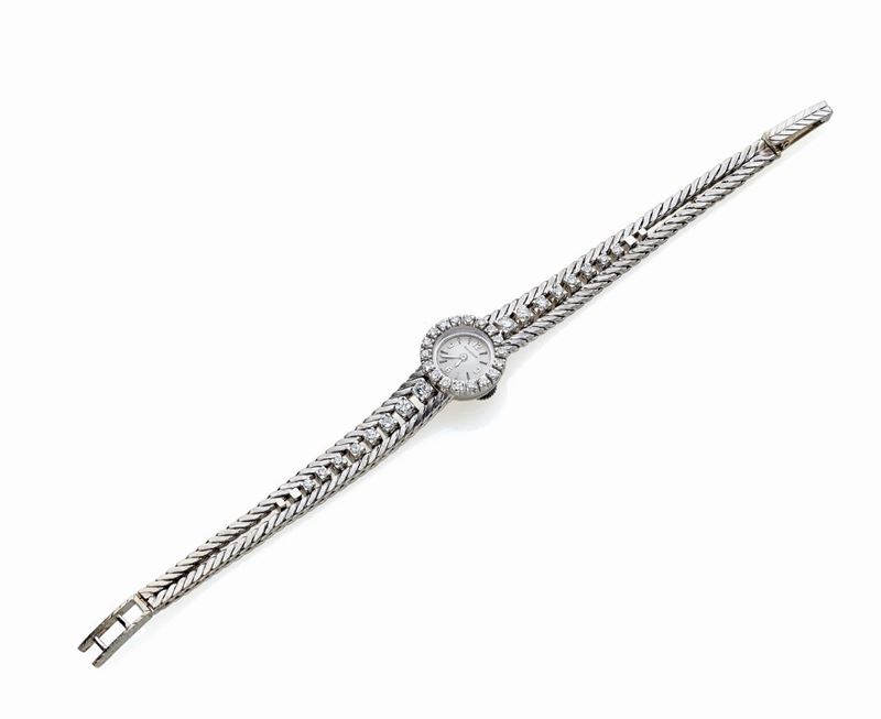 Jaeger Lecoultre - Jaegerle Coultre Anni '70 in Oro Bianco e Diamanti