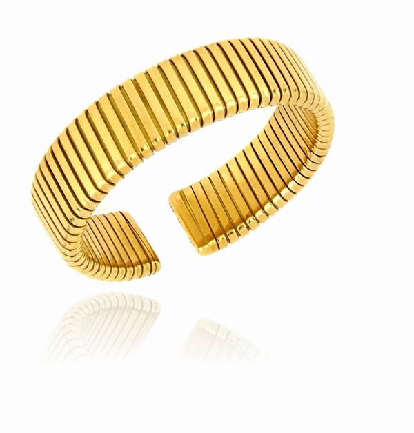 Bracciale tubogas in oro 
