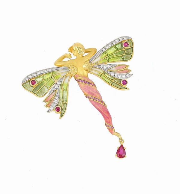 Spilla ninfea