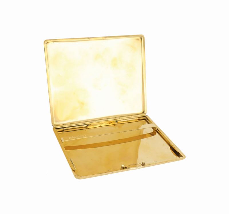 Portasigarette in Oro Giallo
