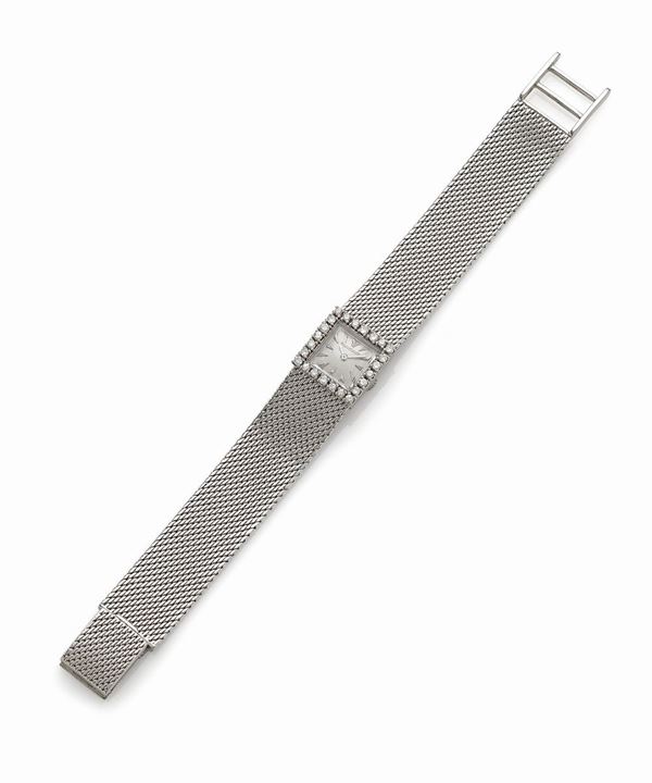 Jaeger LeCoultre : Jaeger LeCoultre in oro con diamanti  - Asta I SEGNA TEMPO SENZA TEMPO - Faraone Casa d'Aste