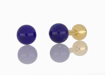 Gemelli Firmati Tiffany&co in Oro con Lapislazzuli
