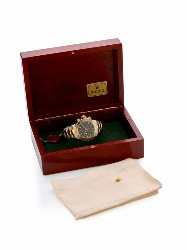 Rolex : Daytona 116523 in acciaio e oro completo di scatola e garanzia  - Asta ASTA LIVE GIUGNO - Faraone Casa d'Aste