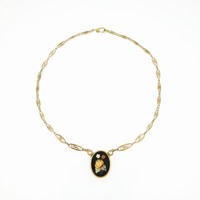 Collana in Oro con Mosaico