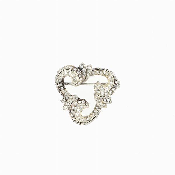 Spilla in oro con diamanti