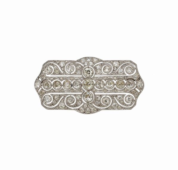 Spilla con diamanti 
