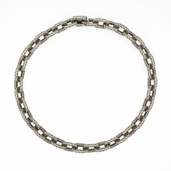 Hermes - Collana firmata Hermes in argento