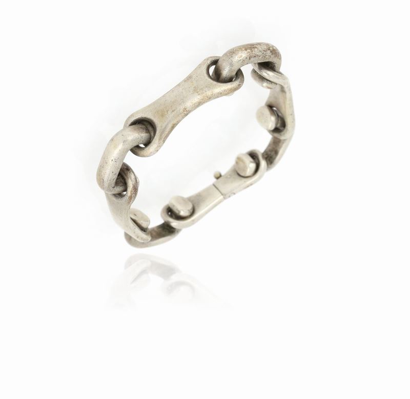 Bracciale Staffe in Argento Firmato Gucci
