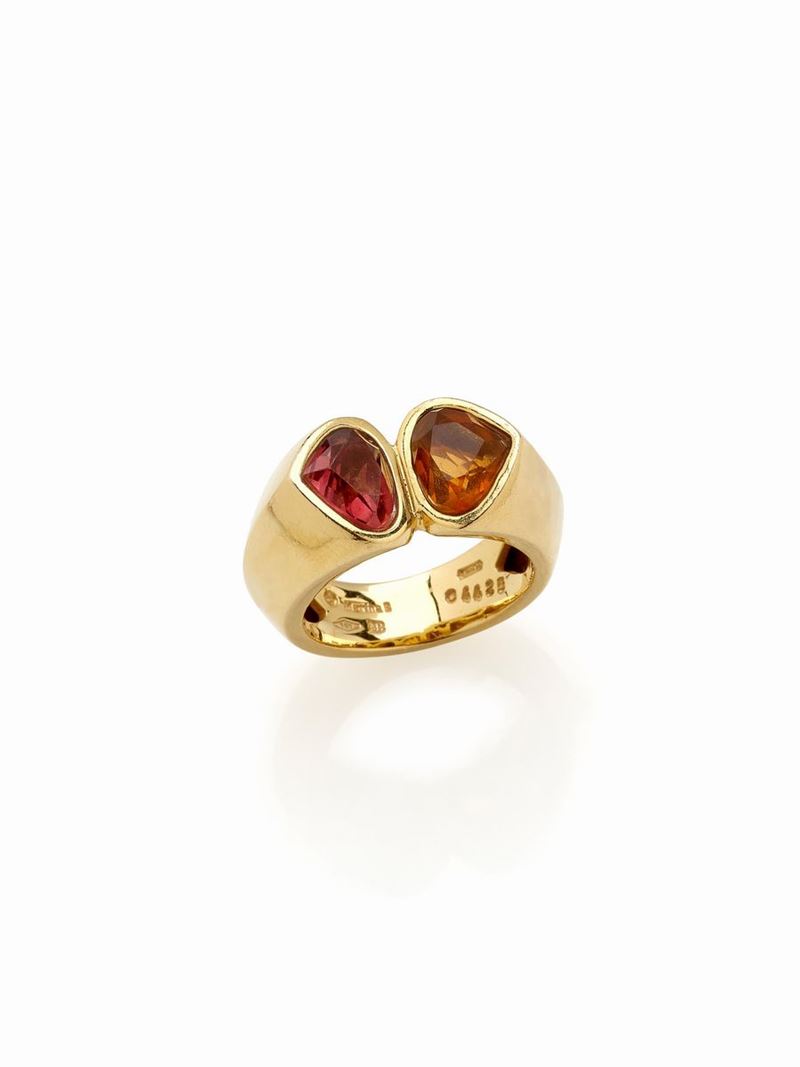 Anello Contrariè Gemme Marina B