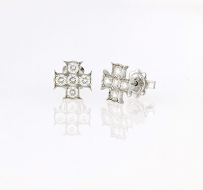 Orecchini in Oro Bianco e Diamanti