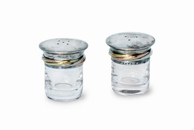 Sale e Pepe Firmati Cartier in Argento