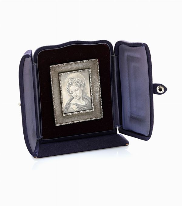 Quadretto argento con custodia originale