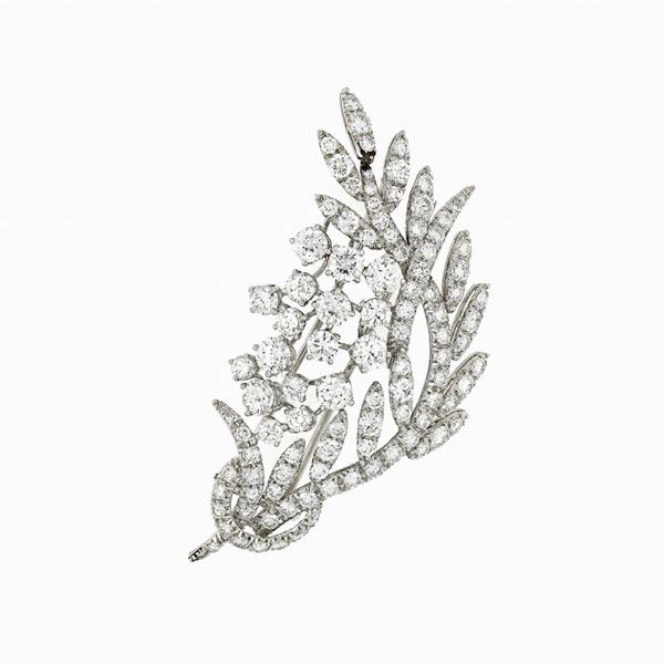 Spilla con diamanti