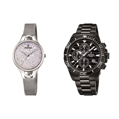 Lotto Composto da Due Orologi Firmati Festina