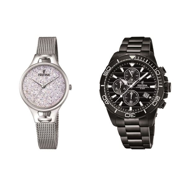 Lotto composto da due orologi firmati Festina