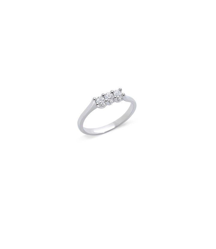 Anello Trilogy Firmato Gioielleria Italiana