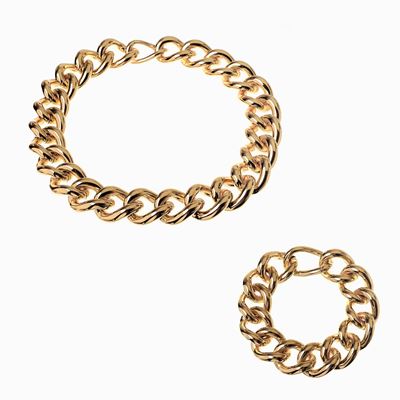 Lotto Composto da Collana e Bracciale Groumette, Firmati Francesca Bianchi Design