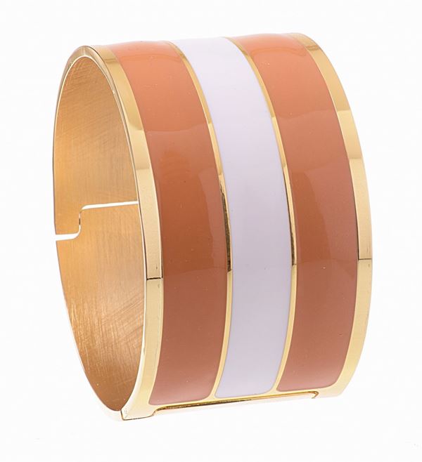 Bracciale firmato Francesca Bianchi Design bicolore  - Asta ASTA BENEFICA COVID-19 - Faraone Casa d'Aste