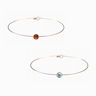 Lotto Composto da Due Bracciali Firmati Philo Milano