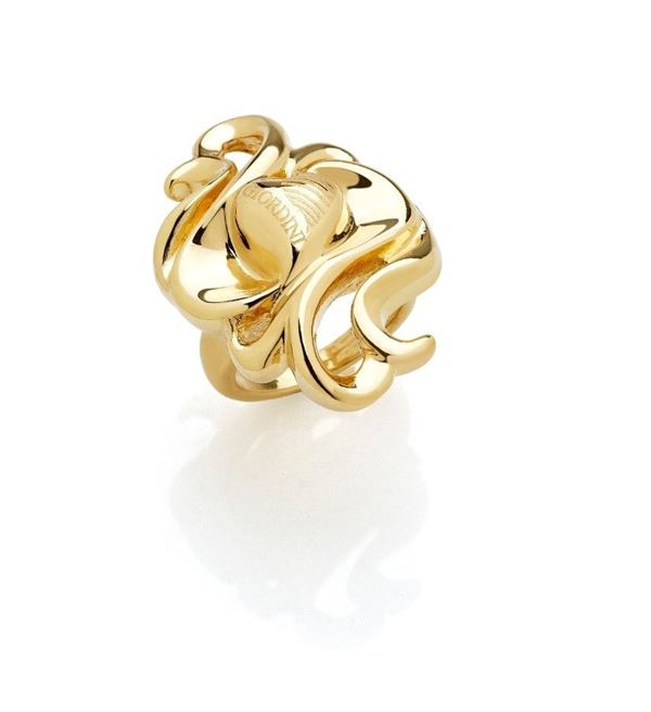 Anello firmato Giordini in oro giallo, collezione Classic