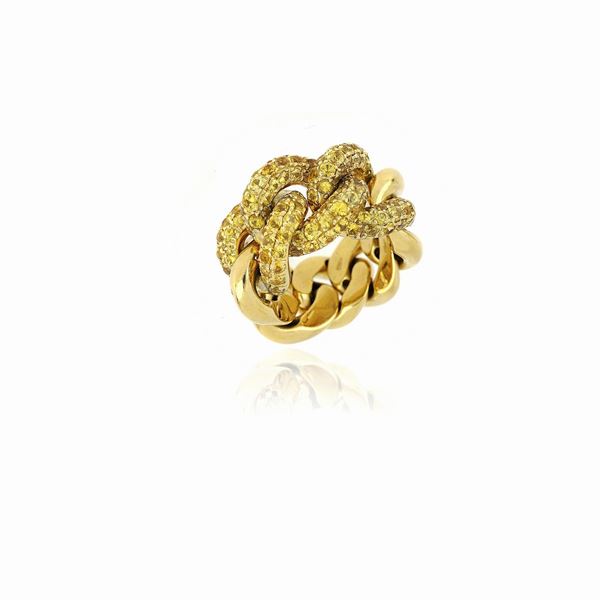 Anello groumette firmato Pomellato 
